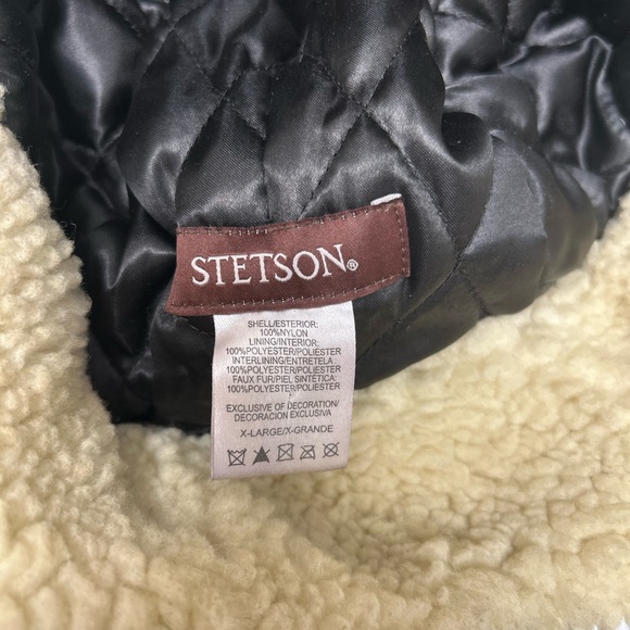 Stetson Nylon Trapper Hat with Black Sherpa - Picture 9 of 10